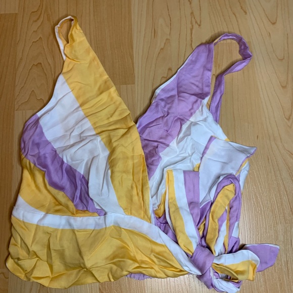 Zara - striped flowy top - Picture 2 of 7